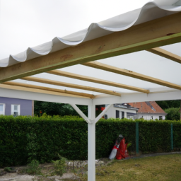 Installation de pergola en PVC Hennebont